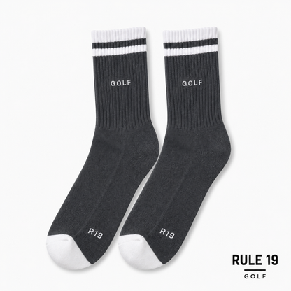 "GOLF" Crew Socks